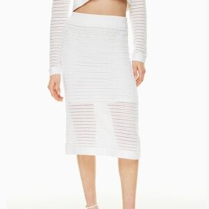 NWT Babaton Lattice Skirt